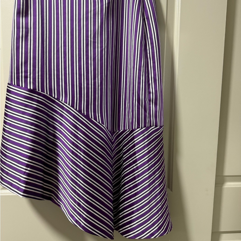 Banana Republic Purple Asymmetrical A-Line Skirt